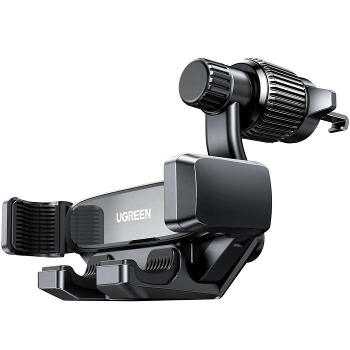 Black - UGREEN Car Phone Holder Vent Phone Mount Air Vent Clip Cell Phone Holder Compatible with iPh