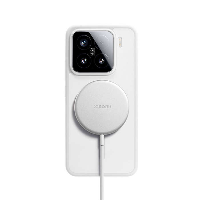 White - Xiaomi 30W Magnetic Wireless Charger Fast Wireless Charging Pad for Smart Phones for iPhone