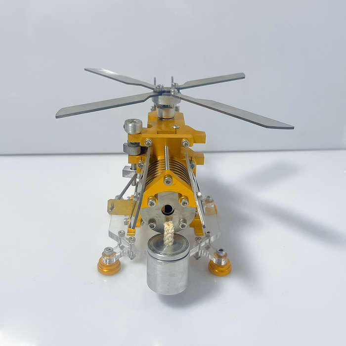 Copper - Transport Helicopter Engine Model Clildren Science Educational Toys