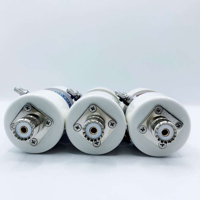 White - HF Balun 160m-6m Bands 1.8-50MHz 500W Waterproof 1:1 Universal Voltage Balun for Shortwave A