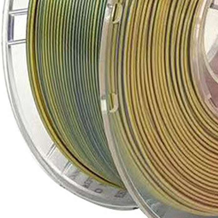1KG - PINRUI 3D Printing Filaments Silk PLA 1.75mm Three-color Red/Yellow/Blue Filaments 3D Printing