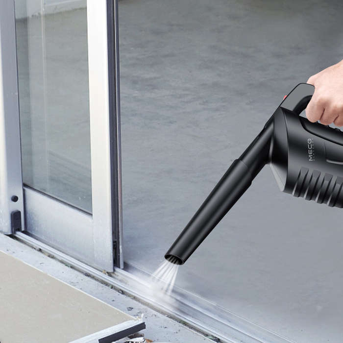 White - MECO ELEVERDE Compressed Air Duster Blower Computer Laptop Cleaner Keyboard Cleaning Dust