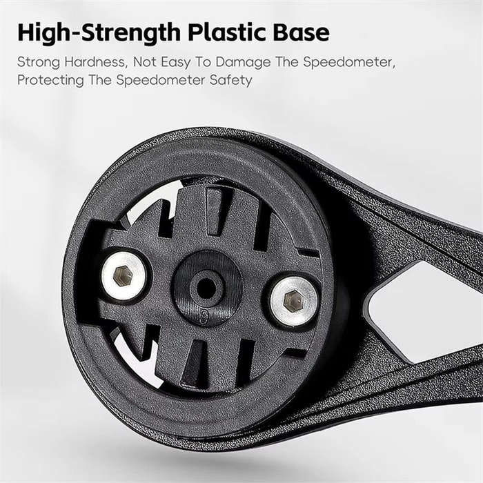 Black - WEST BIKING Aluminum Alloy Bicycle Computer Holder Front Light Mount Integrated Bike Handleb
