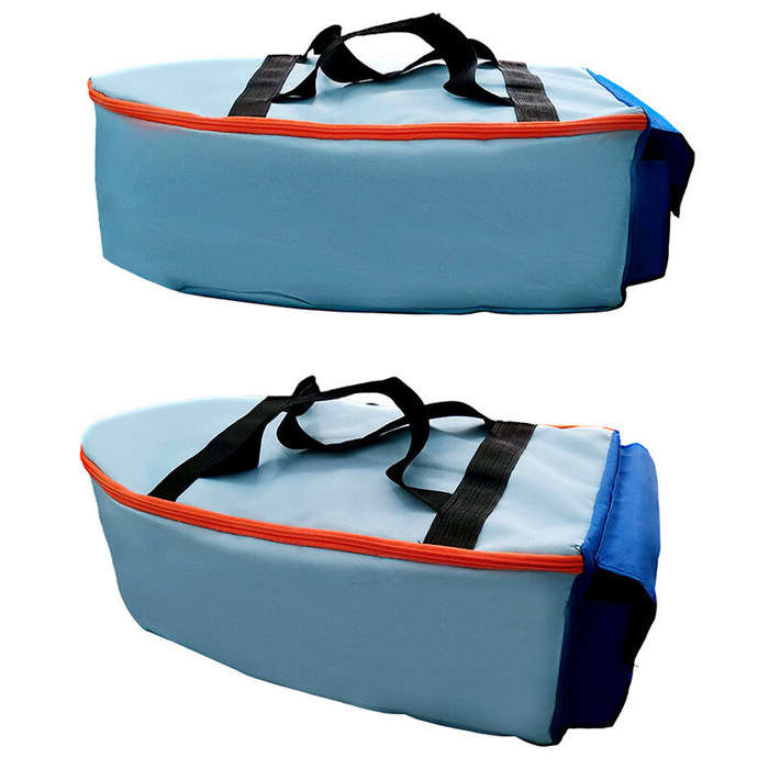 Green - ZANLURE Double Zipper Fishing Boat Carry Bag Water Repellent Storage Bag for Bait Boat Fishi