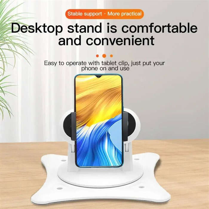 Black - Universal Projector Mount 360 Rotation Adjustable Bracket 180 Tilt Desktop Wall Ceiling Moun