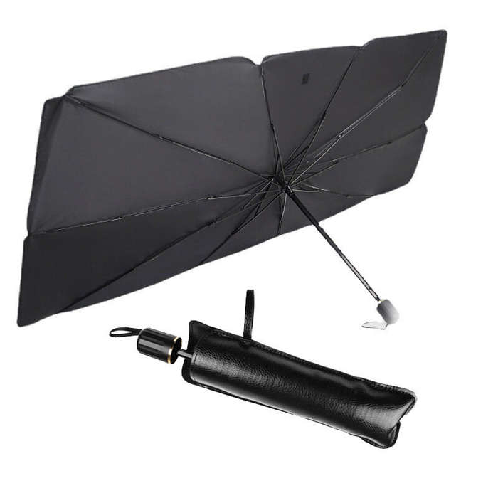 L - RedrRover Car Sunshade Umbrella Front Windshield Sun Shade Protector Summer Sun Interior Windshi
