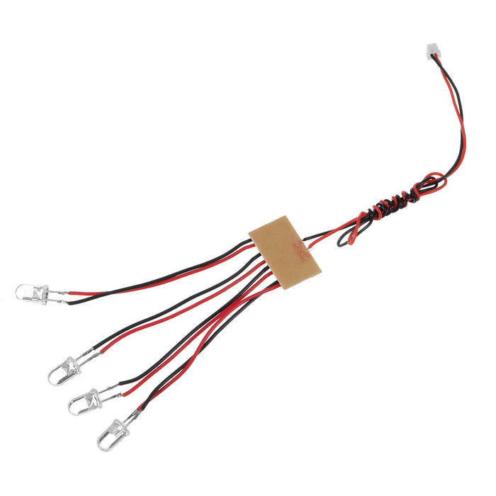 Front - Wltoys 0758 Front LED Light for 12428 12428-A 12428-B 12428-C 1/12 RC Car Spare Parts