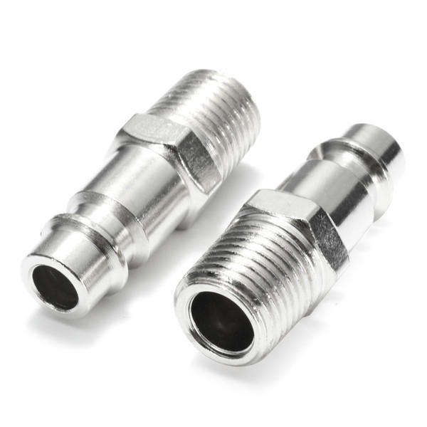 #1 - 10pcs 1/4inch Male/Female BSP Adapter Compressed Air Quick Coupling Hose