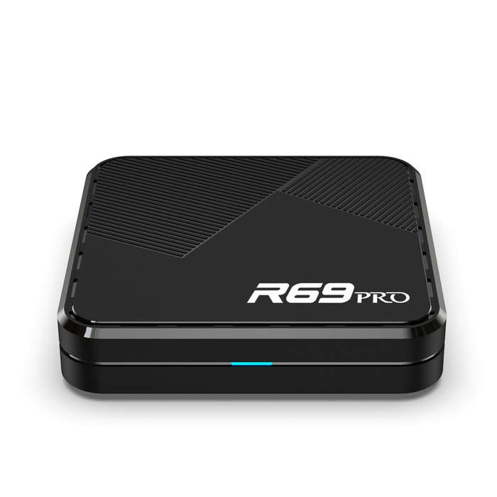 EU Plug - R69 PRO 4+64G TV Box Android 14 Allwinner H728 Quad-core Support WiFi 6 bluetooth-Compatib