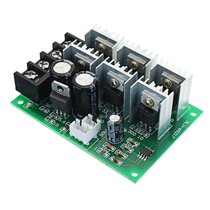5Pcs DC 9-55V 40A 2000W PWM DC Motor Pump Speed Regulator High Power Speed Controller 9V 12V 24V 36V