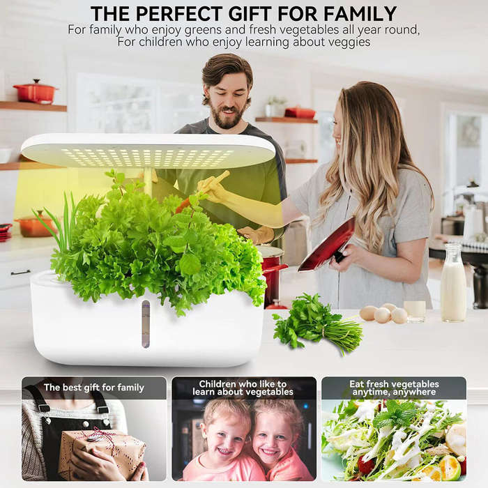EU Plug - LED Plant Growth Light Smart Hydroponic Plant Machine Full Spectrum Indoor Fruit and Veget