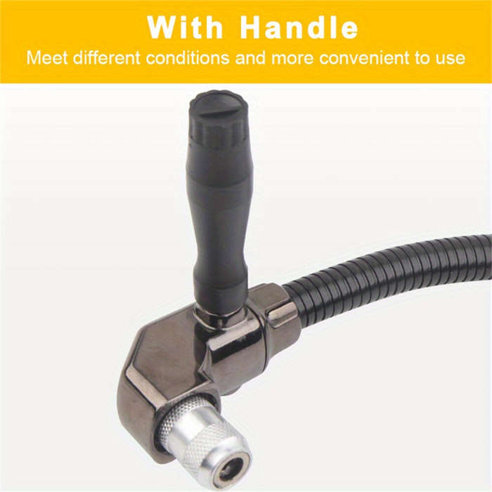 Black - Right Angle Flex Shaft Drill Extension Attachment 90 Degree Adjustable Flexible Bits Screwdr