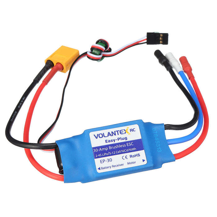 ESC - VolantexRC ASW28 ASW-28 V2 Sloping RC Airplane Spare Part Brushless ESC 30A