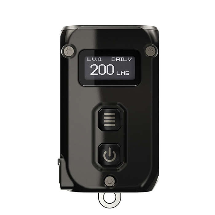 Titanium alloy - Nitecore TINI-2 SS 500LM Mini Size High Lumen EDC LED Keychain Flashlight OLED Disp
