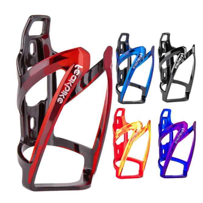 Blue - Lightweight MTB Bike Bottle Holder Colorful Water Bottle Cages Cycling Bottle Bracket Bike Ac