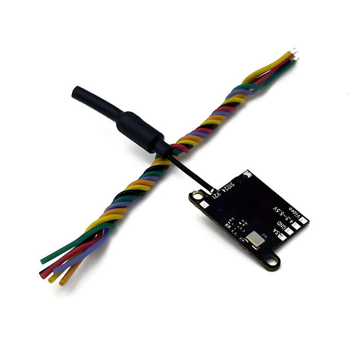 200mw VTX - EWRF 5.8G 48CH 200mW VTX MINI Analog FPV Transmitter Image Transmission Support OSD for