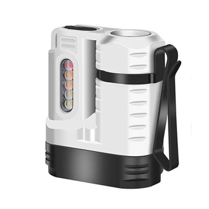 White - SEEKNITE U6 1600LM Mini Size High Lumen LED Keychain Flashlights U6 Super Bright Aluminum Al