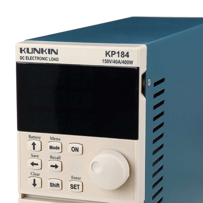 KP184 DC Electronic Load Battery Capacity Tester RS485/232 400W 150V 40A AC220V Professional Battery