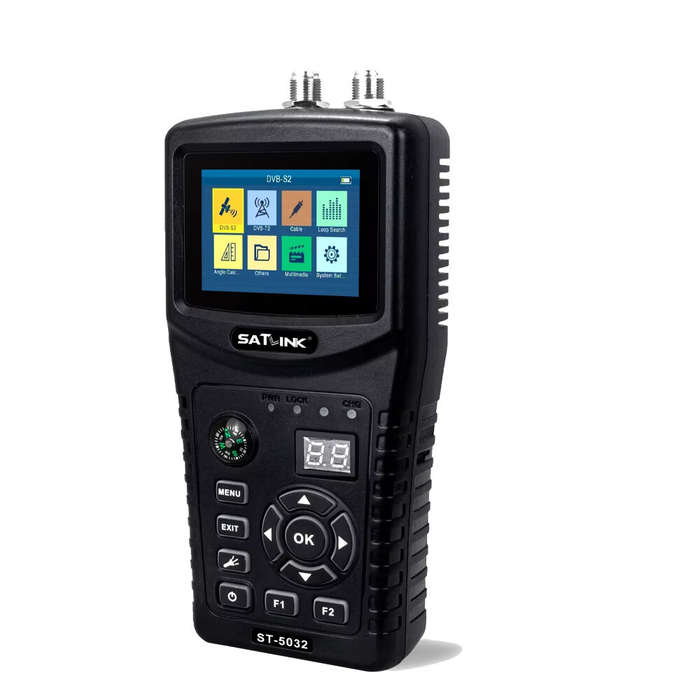 EU Plug - SATLINK ST-5032 Satellites Finder Meter Support DVB-S2/S DVB-T2/T DVB-C Cable Signal Finde