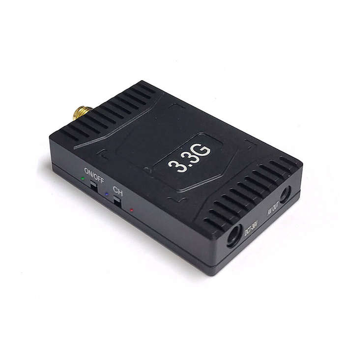 Receiver - 3.3G Long Range FPV VRX System High Sensitivity FPV Receiver Low Latency Drone Receiver M