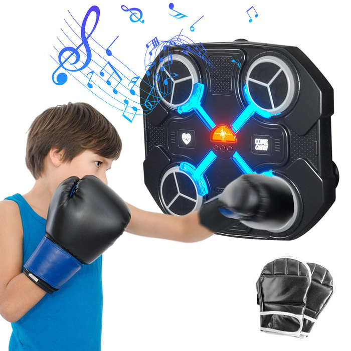 Black - KALOAD bluetooth-Compatible Smart Boxing Pads Music Wall Target Punching Training Equipment