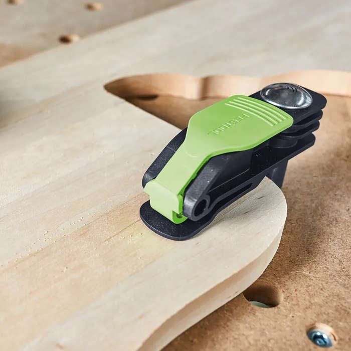 Green - Festool MFT-HZ 80 Lever Clamp 20mm MFT Bench Dog Hold Down Clamp Quick One-Hand Operation Se