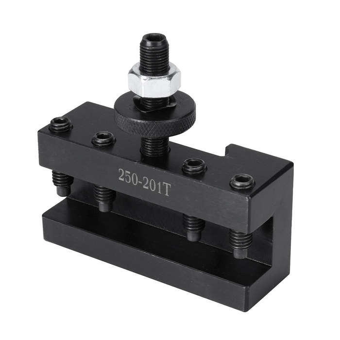 DEMOKE 250-201T Enlarged Quick Change Tool Post System High-Precision Dovetail Slot Heavy-Duty Steel
