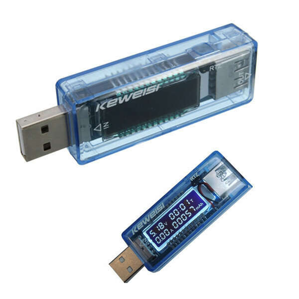 KWS-V20 USB Current Voltage Capacity Tester Volt Current Voltage Detect Charger Capacity Tester Mete