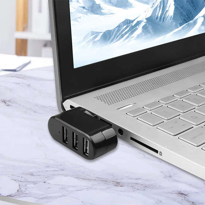 Black - Bakeey 3 in 1 USB3.0 Hub Docking Station USB Adapter with USB2.0 USB3.0 for PC Laptop Matebo
