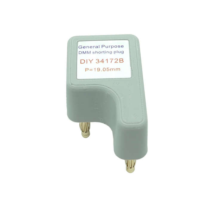 White - DIY 34172B DMM Short Insert 4-Wire Short Plug Standard Resistor Calibration Multimeter Calib