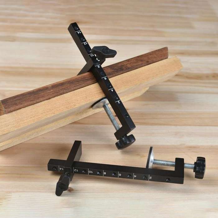 Black - Adjustable Extended G-Clamp Bar Clamp for Woodworking Fixture / Welding Building / Metal Wor