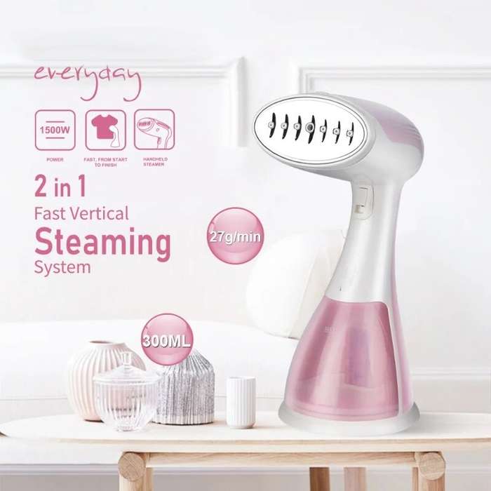 EU Plug - Garment Steamers Portable 1500W Electric Handheld Garment Steamers Household Cleaner Steam
