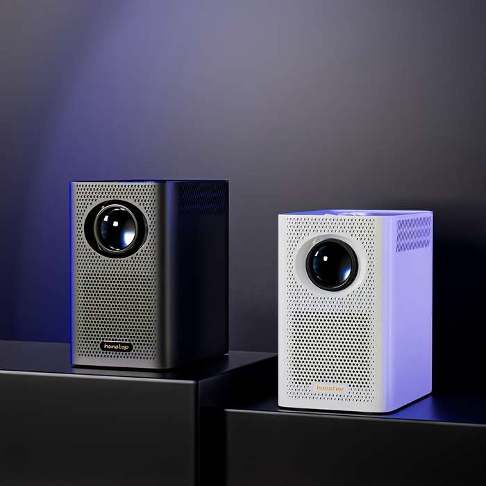 Mini Smart Projector Android 10.0 With WiFi 2+16GB Storage Portable Movie Compatible With IOS/Androi