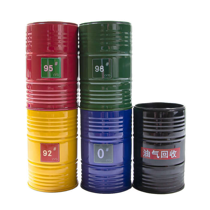 Red - Simulation Decorative Oil Drum Accessories for 1/8 1/10 Climbing Car TRX4 SCX10 Vehicles Model