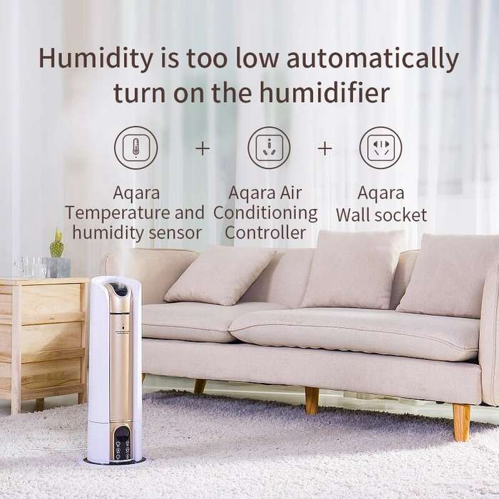 Aqara Temperature Sensor Smart Zigbe Air Pressure Humidity Environment Sensor Remote Control for Xia