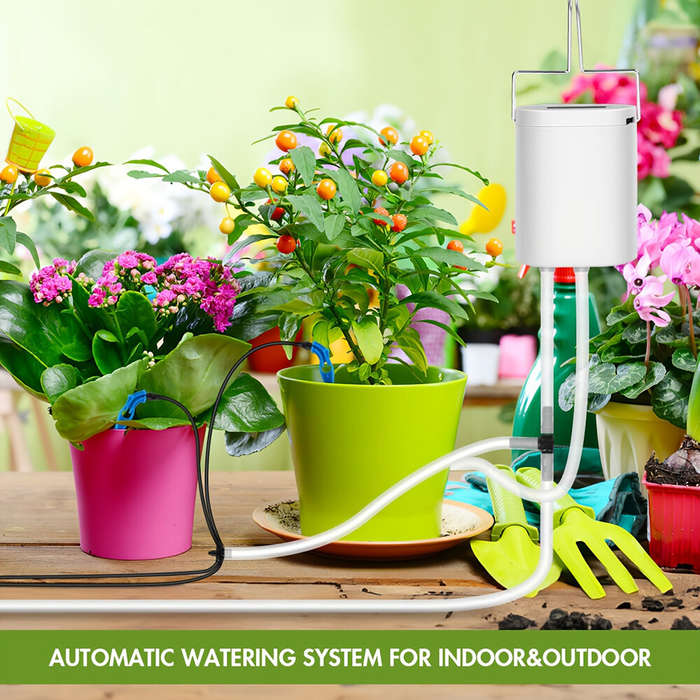 #1 - 4 Adjustable Drip Arrow Intelligent Automatic Watering Machine Watering Device Timing Artifact