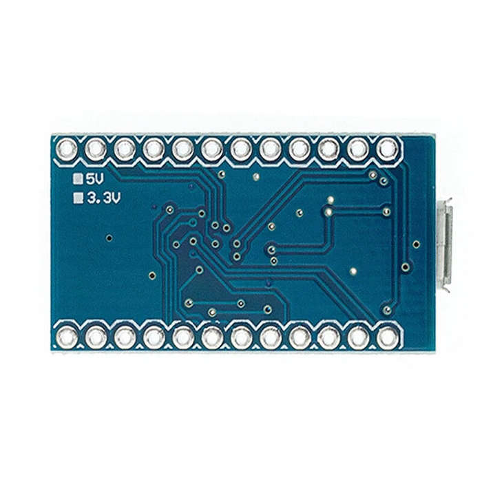 Micro Interface - Pro Micro ATmega32U4 5V 16MHz ATmega328 for ArduinoPro Mini with 2 Row Pin Header