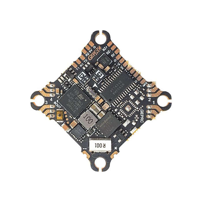 ELRS 2.4GHz - 25.5x25.5mm GEPRC TAKER F411 8Bit 12A AIO F4 OSD Flight Controller Built-in 12A 2-4S 4