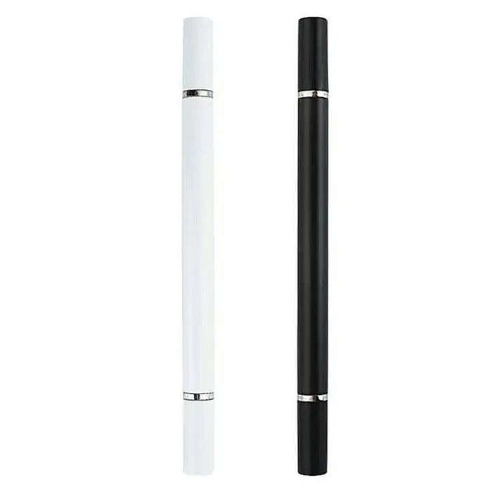 Black - Touch Screen Pen for Android Apple for Ipad Tablet Touch Screen Pen Two in One Capacitive Pe
