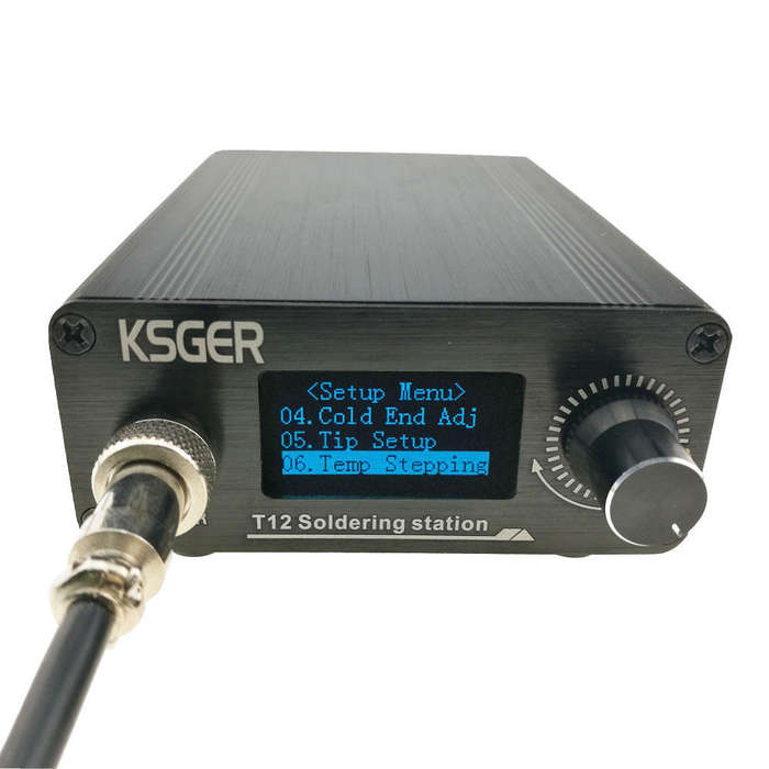 V2.1S T12 Digital Temperature Controller Soldering Station Electric Soldering Iron Tips T12-K + 907