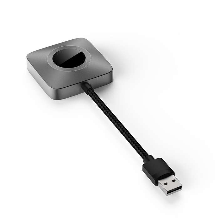 Black - Wired To Wireless Carplay Box Apple Carplay Android Auto Car Machine Interconnection Car Scr