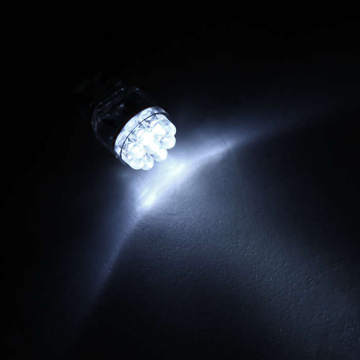 Yellow - 2PCS T20 LED Car Bulbs 9LED Signal Tail Reverse Brake Light Bulbs 36LM Turn Signal Tail Lig