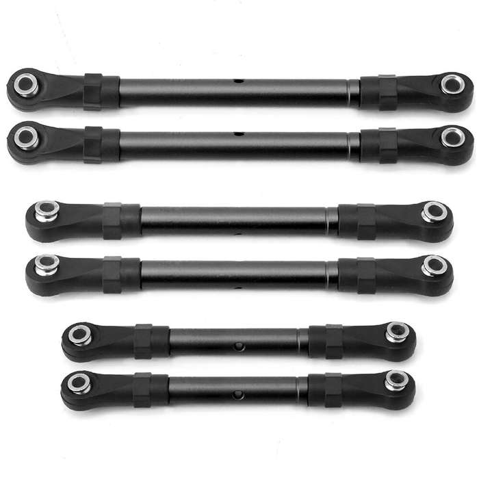Titanium - Upgrades Strengthen Aluminum Suspension Link Set For Hoss Slash Rustler 4WD RC Car Parts
