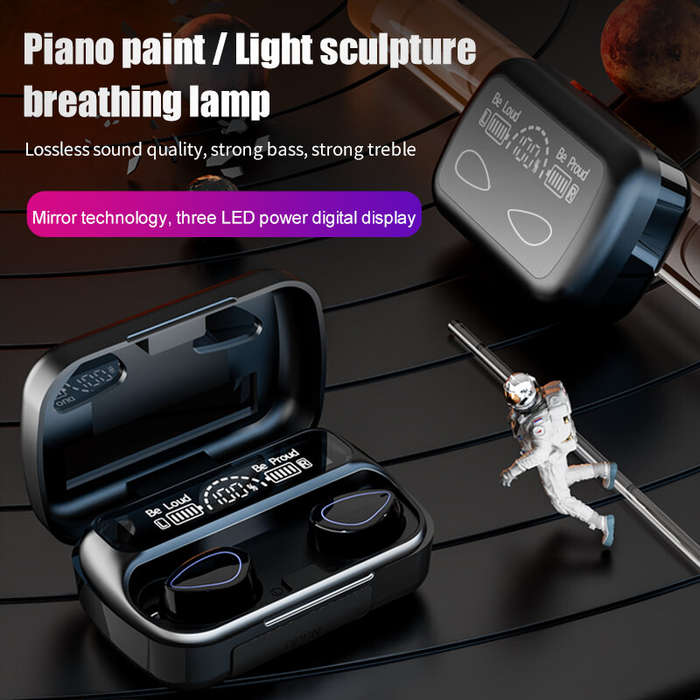 SKY-10 TWS bluetooth 5.3 Earphone 9D Surround Stereo Bass ENC Noise Cancelling Digital Display IP54