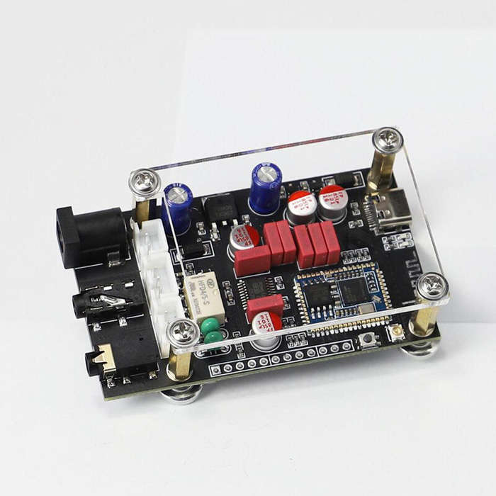 Black - QCC5125 bluetooth 5.1 Lossless Decorder Board LDAC Wireless Adapter Lossless HD Decoding Mod