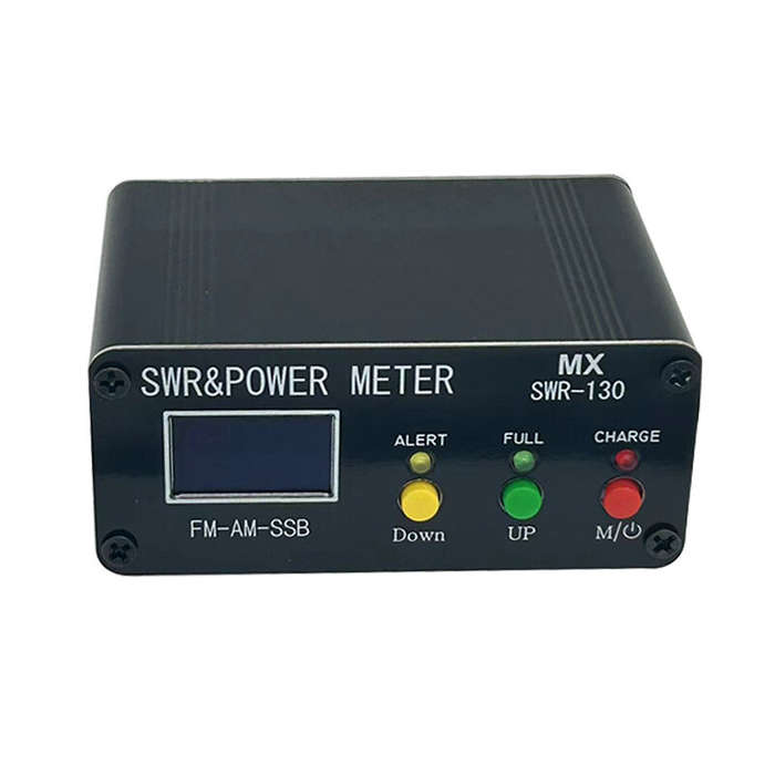 1.8MHz-50MHz 0.5W-120W Short Waves SWR and Power Watt Meter Chinese English Menu Switchable Type-C C