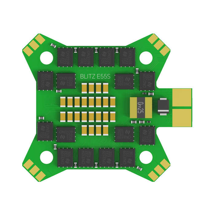 Brushless ESC - 30.5x30.5mm iFlight BLITZ E55S 55A 2-6S BLheli_S 4IN1 Brushless ESC for RC FPV Racin