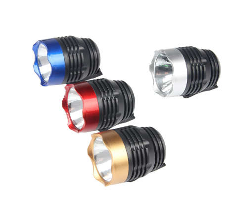 Black blue - Bicycle Headlight USB LED Rechargeable Set Mountain Bike Handlebar Light Cycling Front
