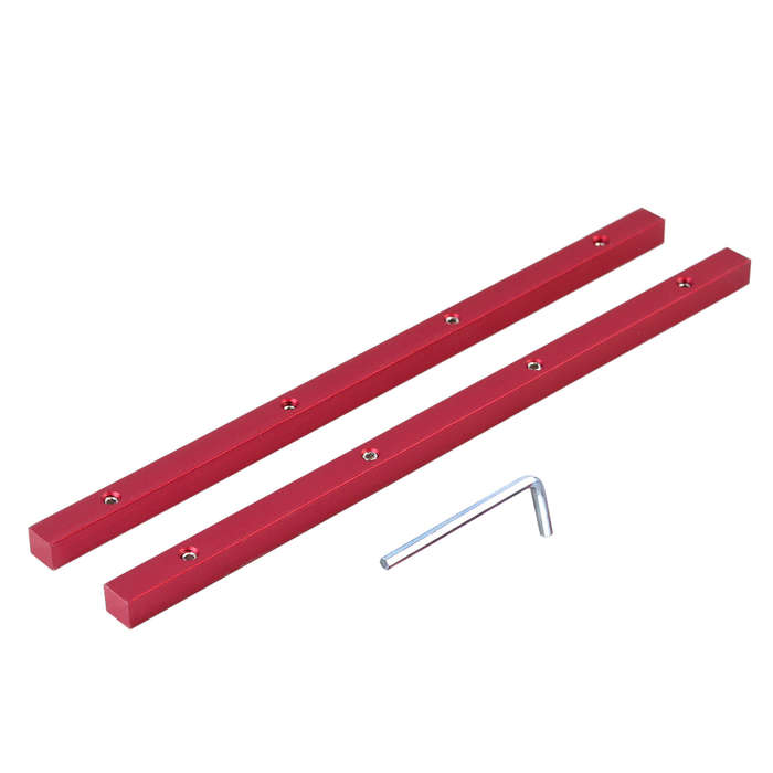 Red - 75 Type Aluminium Alloy Profile Fence Connector Set For Router Table Fence Rail Connector Wood