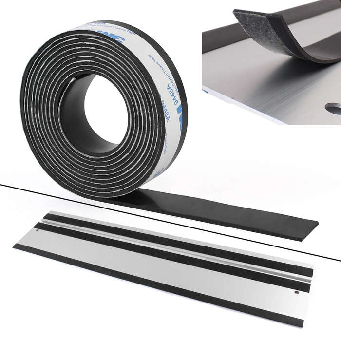 2M - Track Saw Guide Rail Guard Strip 200CM Adhesive Rubber Strip Anti-Crack Replacement Tape Woodwo